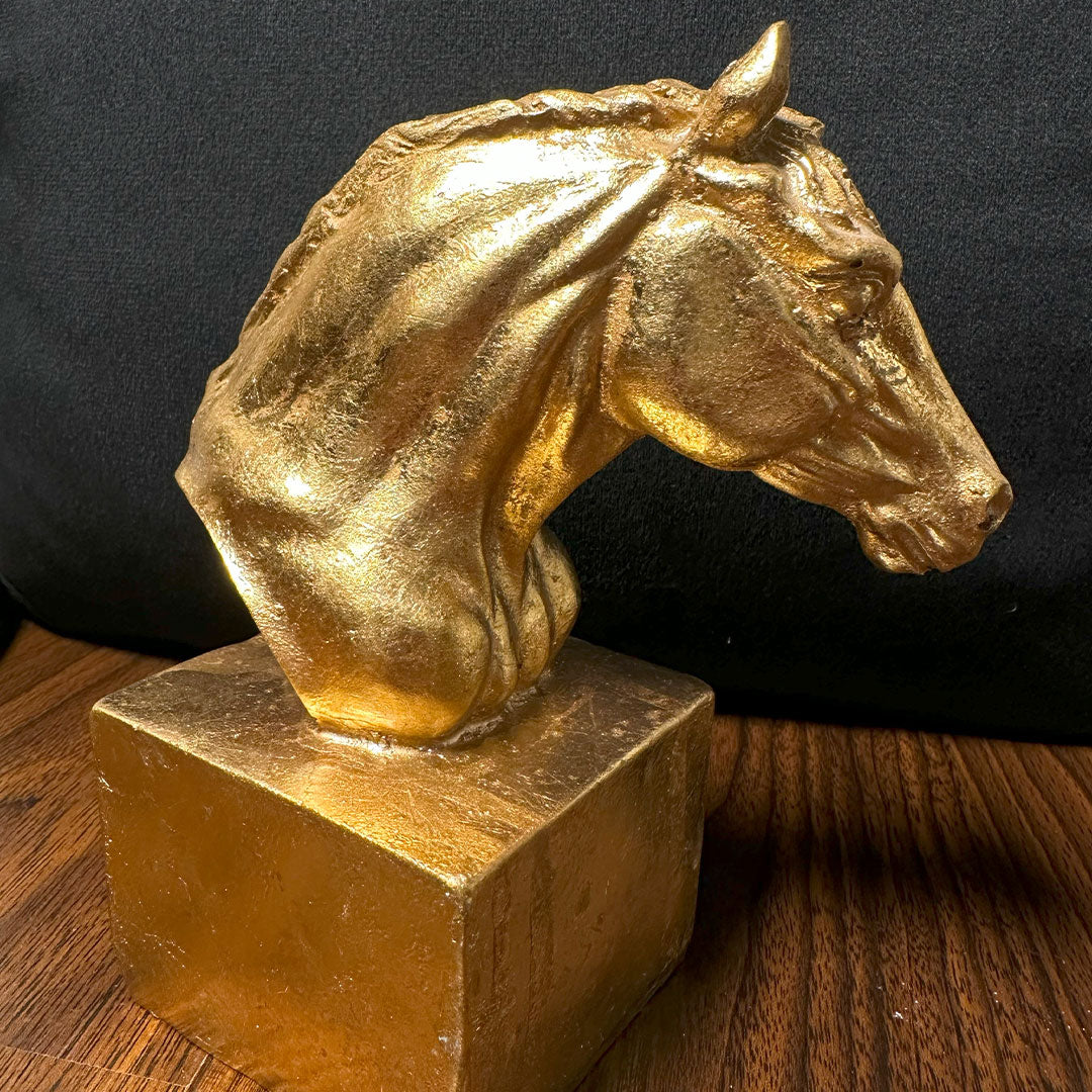 Elegant Horse Head Sculpture